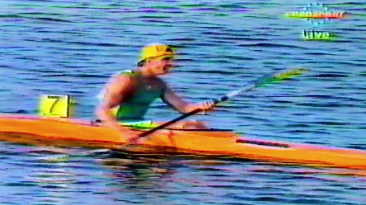 1992 Barcelona Olympic's Canoeing's Men's K-1 1000m Final.