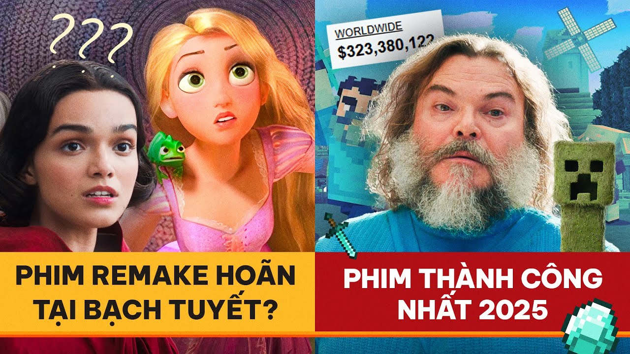 Phê Phim News: Phim MINECRAFT thành công bất ngờ tại phòng vé | TANGLED người đóng bị HOÃN SẢN XUẤT