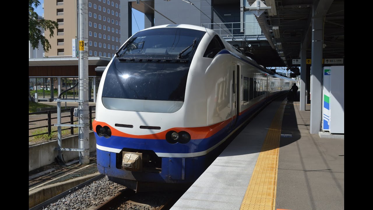 【鉄道車窓】特急しらゆき4号上越妙高行き（新潟→上越妙高）