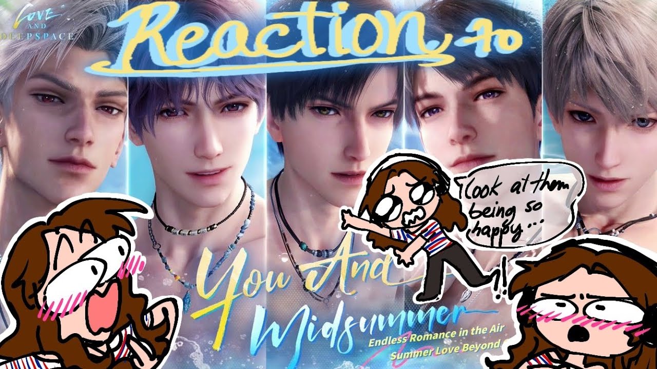 OMG THEY'RE HOOOT! (Reacting to the new New Summer banner in love and deepspace)