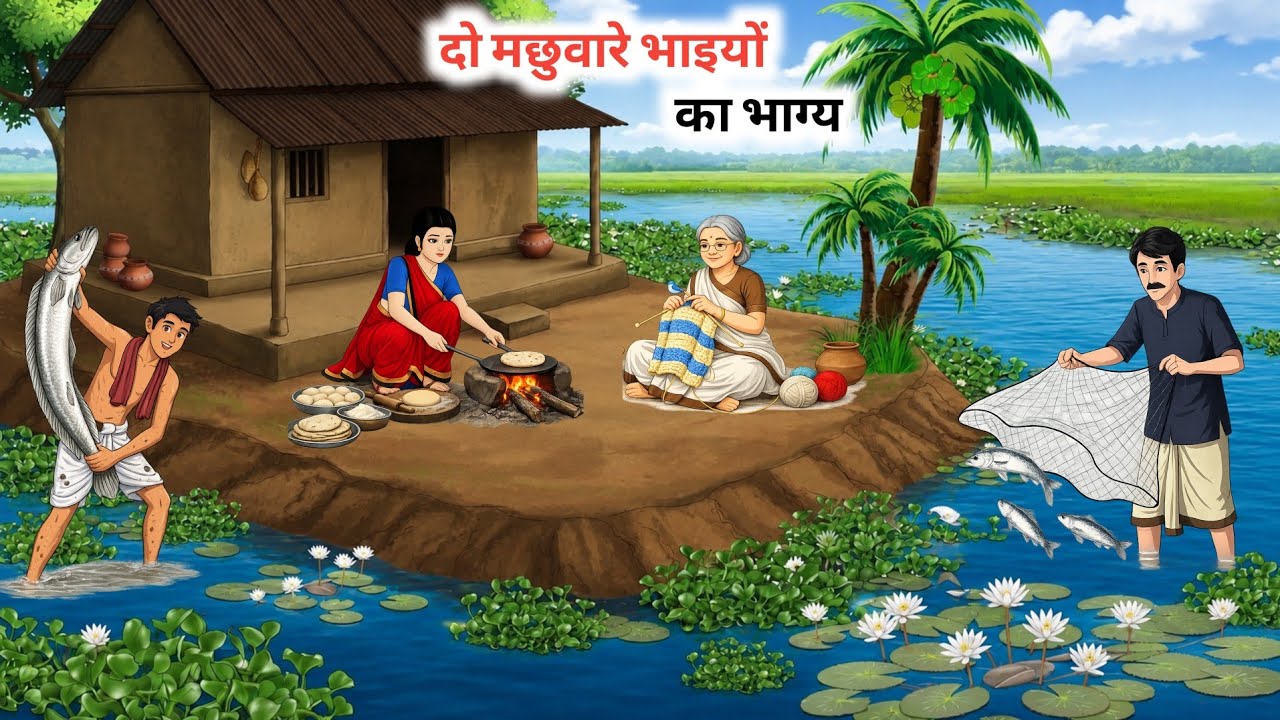 दो मछुवारे भाइयों का भाग्य | Do Mchuware bhaiyon Ka Bhagya| Emotional Hindi Story | Hindi Story