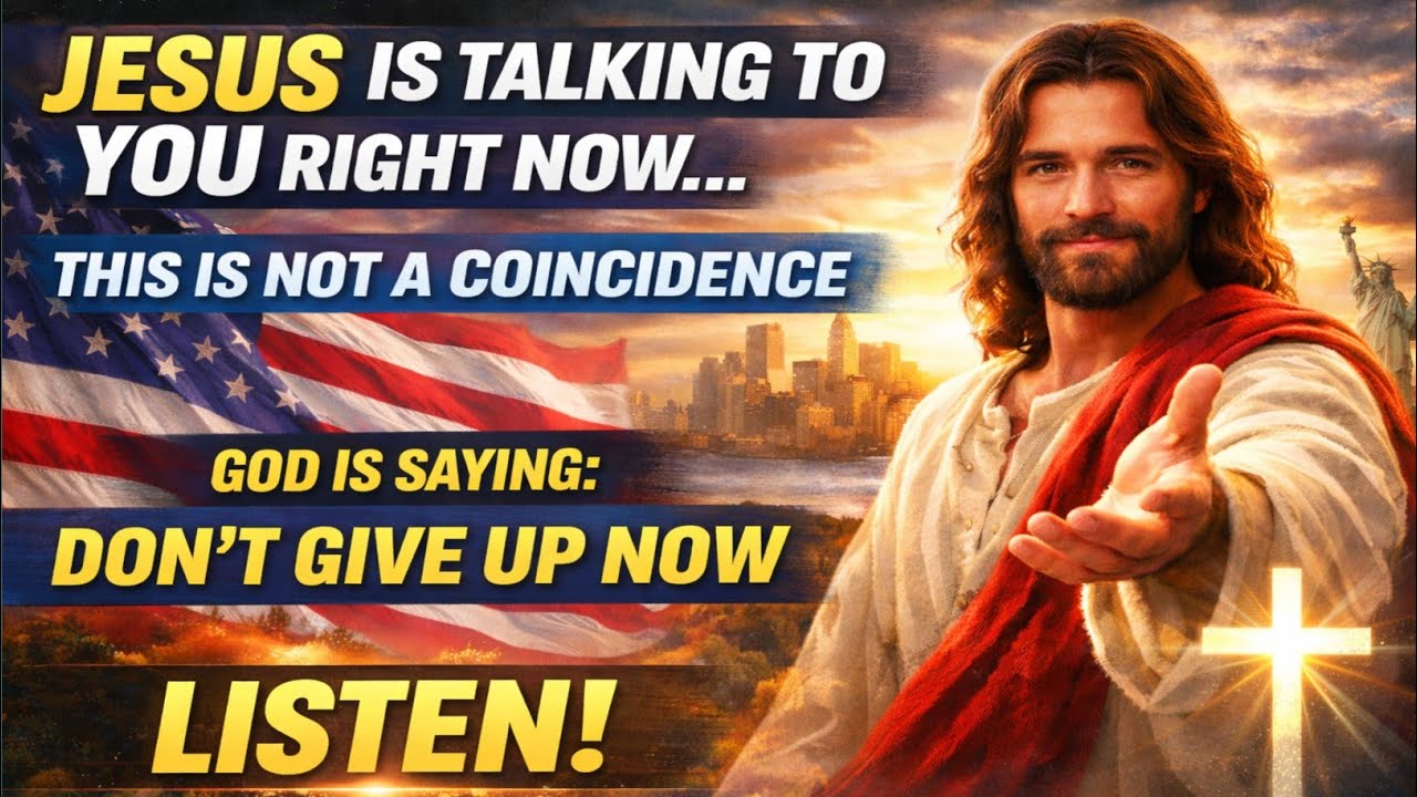 God Says: Don’t Give Up Now | Jesus message today | God message for you today | God says