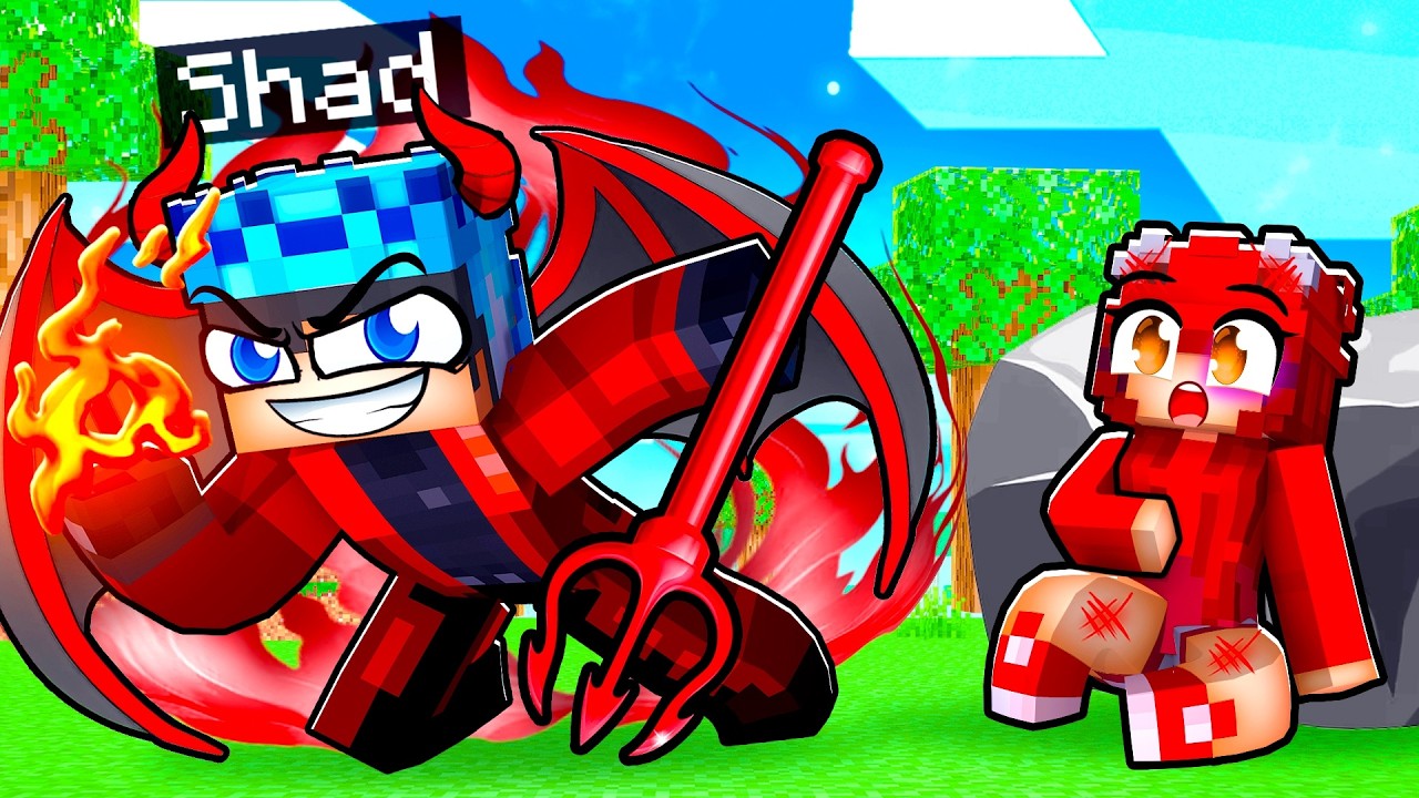 Playing as a PROTECTIVE DEMON in Minecraft!