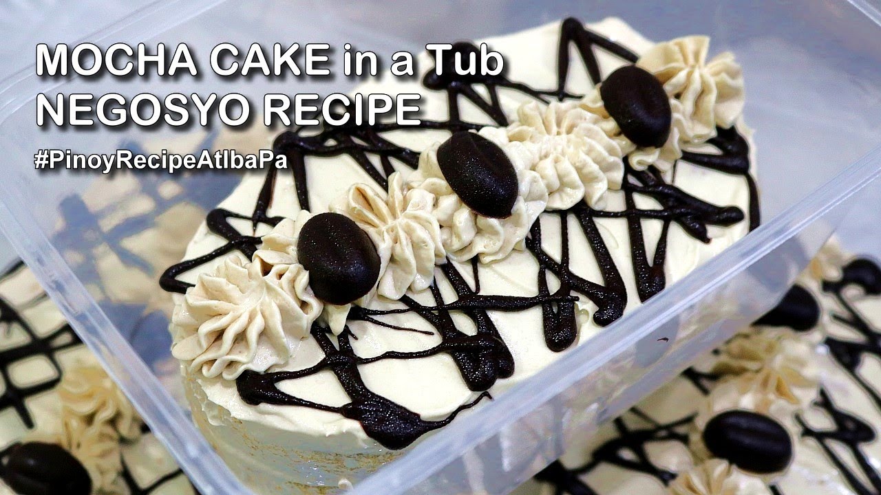 Mocha Cake Recipe | Mocha Cake in a Tub pang Negosyo