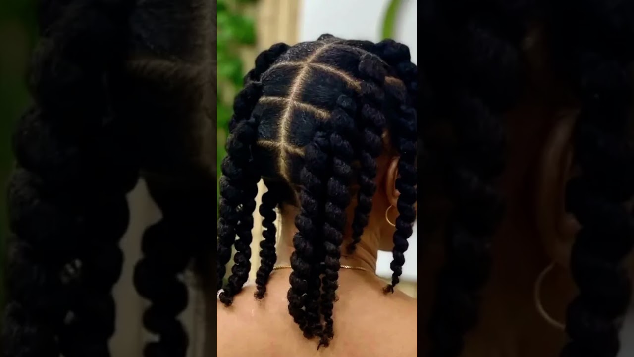 coiffure protectrice pour cheveux afro,&hearts;️&hearts;️✨