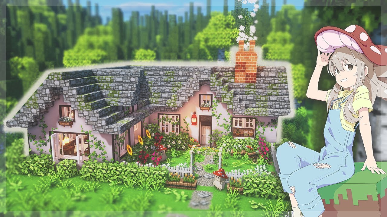 [Minecraft] Fairy's Garden Cottage 🦋🌻 | CIT Resource Packs