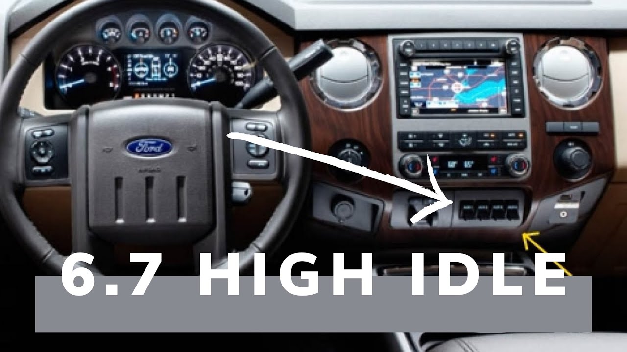 Quick and Easy 6.7 Powerstroke HIGH IDLE Switch