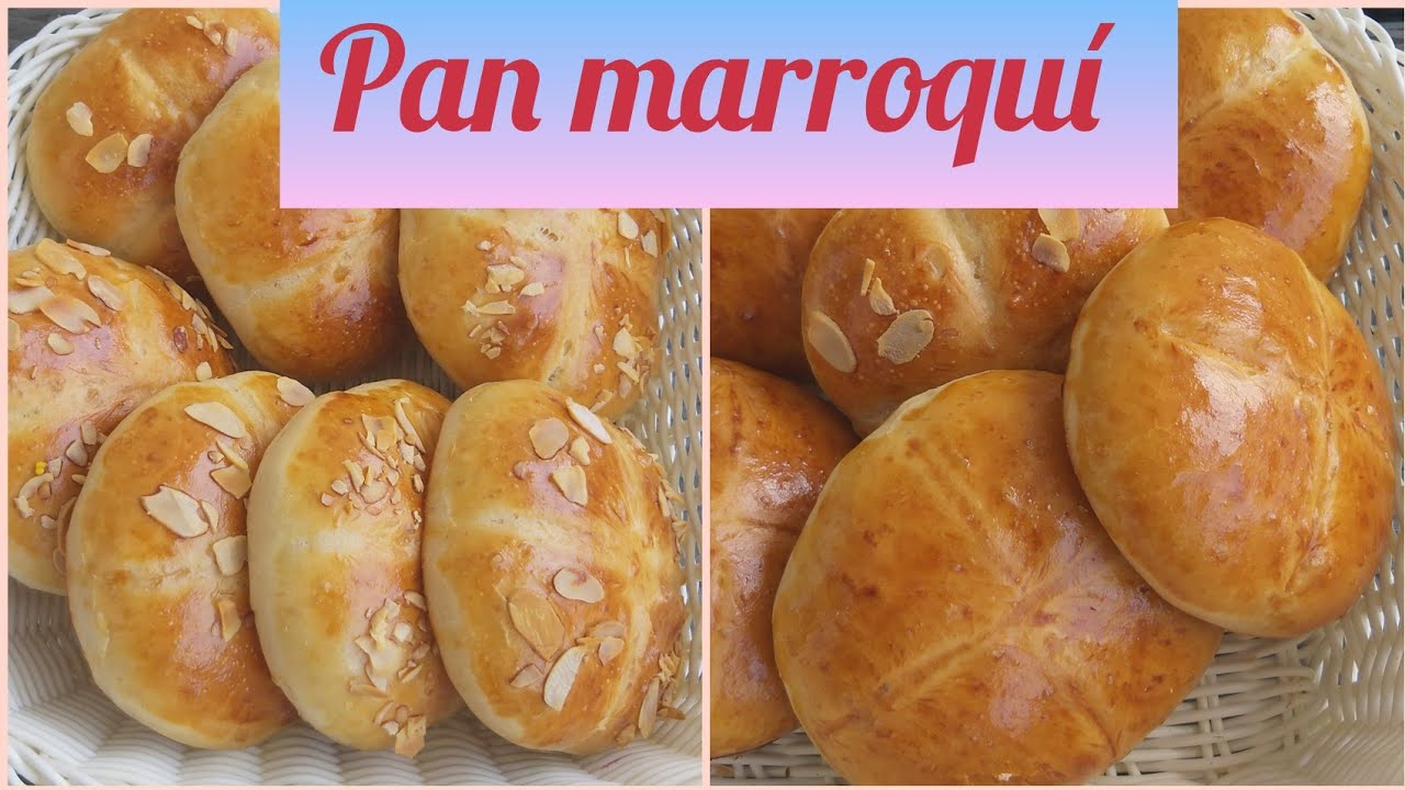 Pan marroquí o panecillos fácil y muy esponjoso, para principiantes paso a paso