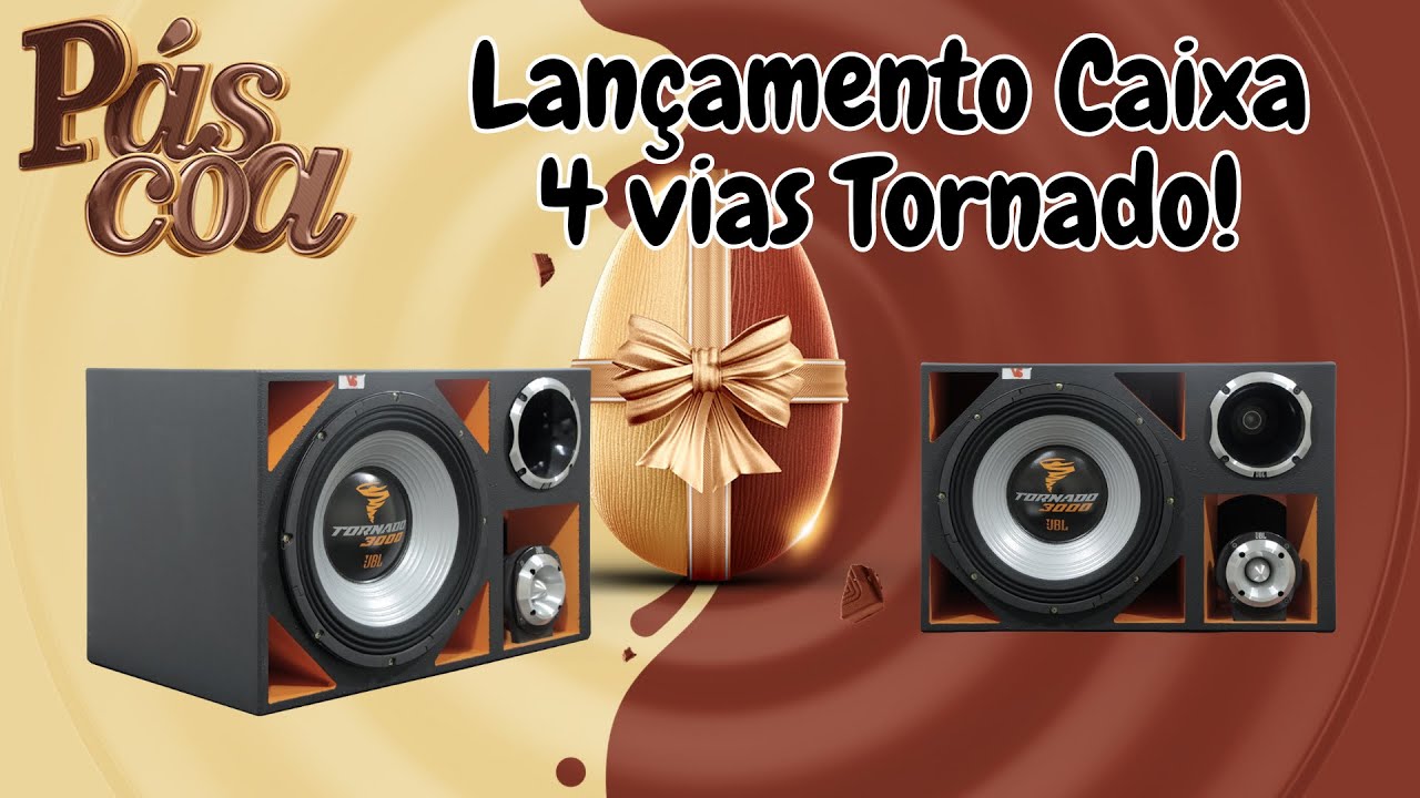 Lançamento Caixa 4 vias Tornado | Tornado 3000 | Qual caixa trio comprar?