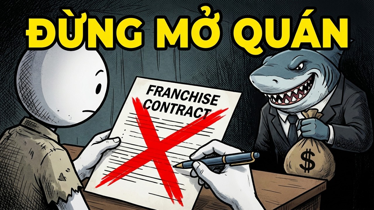 Trắng tay vì nhượng quyền: Đừng mở quán nếu chưa xem video này!