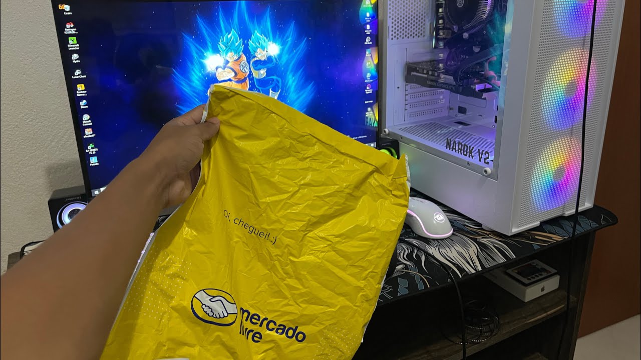 Meu cabo para edição finalmente chegou 