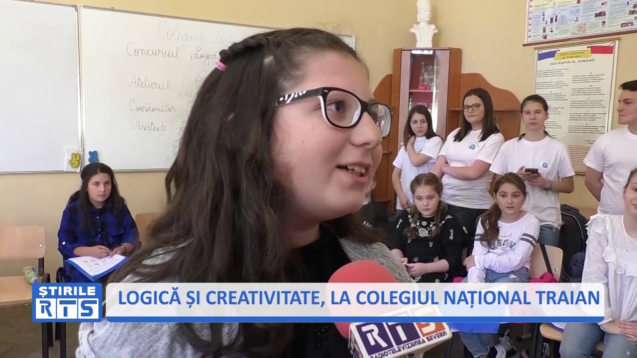 LOGICA SI CREATIVITATE, LA COLEGIUL NATIONAL TRAIAN