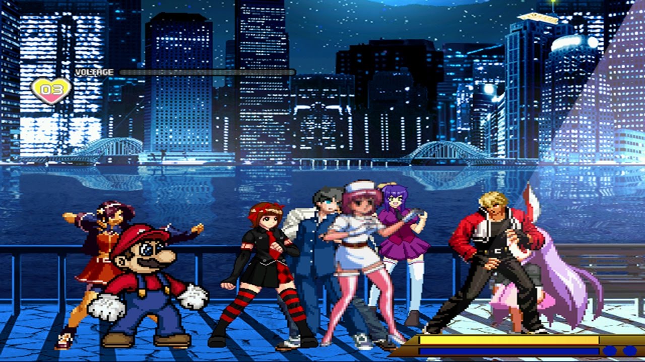 New Year 2017 Party 4v4 Patch MUGEN 1.0 Battle!!!