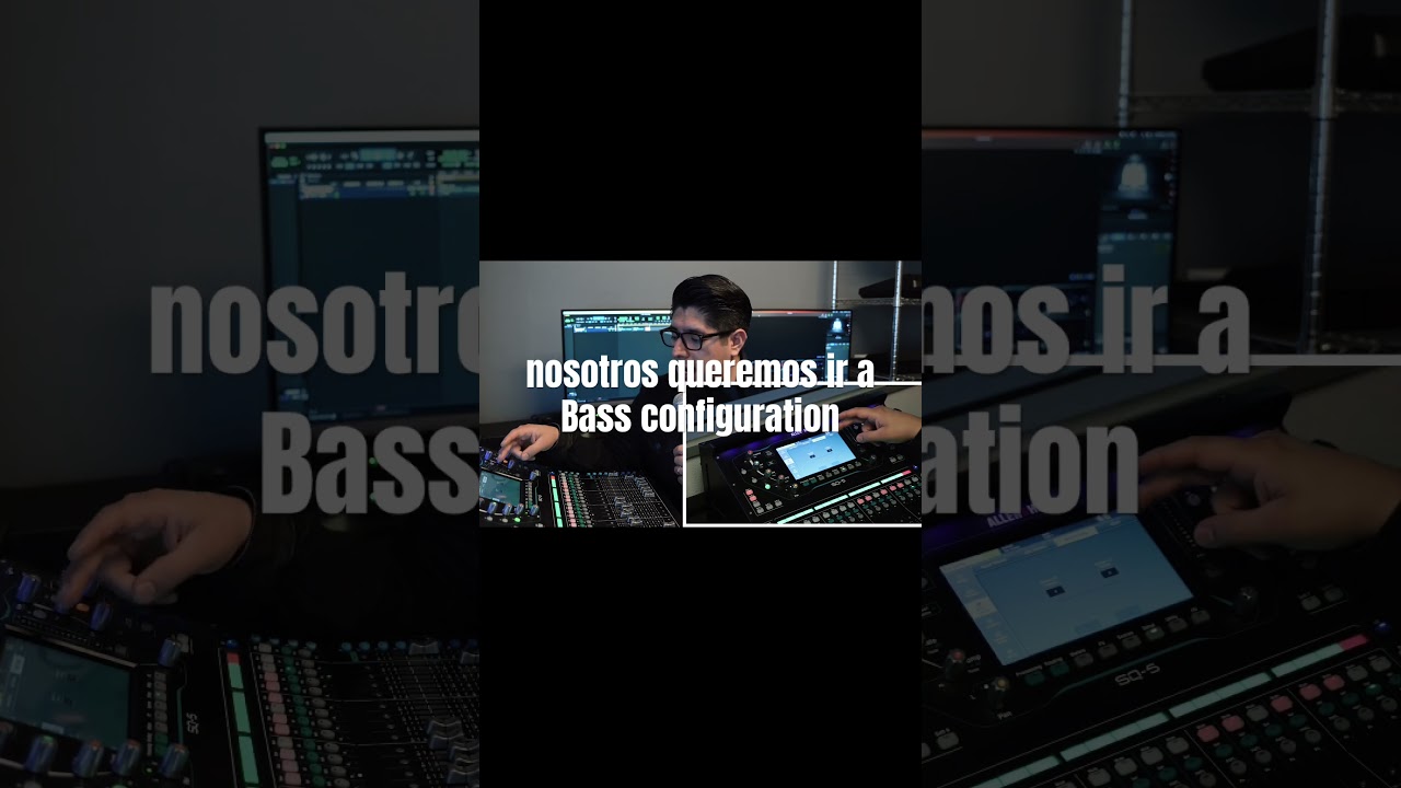 CONFIGURANDO LAS 12 MEZCLAS DE LA ALLEN & HEATH SQ 5 #audioprofesional #worship #sq5