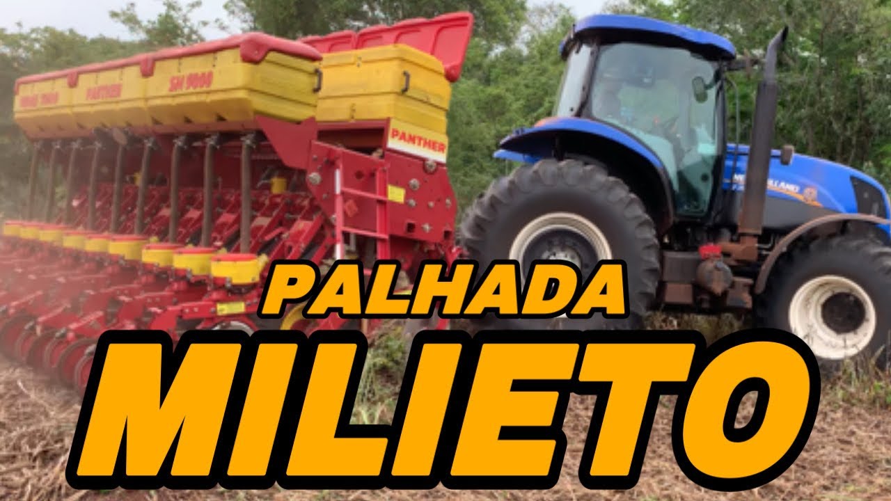 PLANTADEIRA VENCE TUDO SM 9000 NA PALHADA DE  MILIETO !!!- PLANTIO DE SOJA !