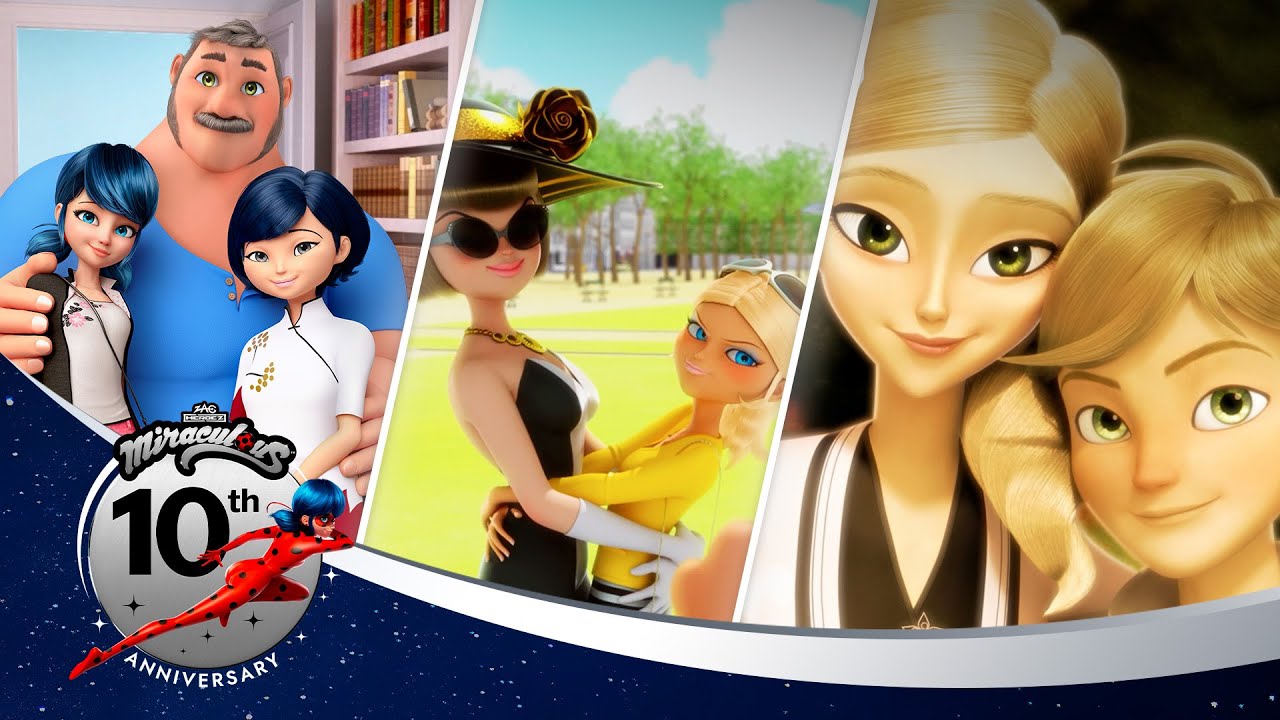 MIRACULOUS | 🔝 FAMILIA 🐞 | Los 10 mejores momentos | 10.º aniversario 💫