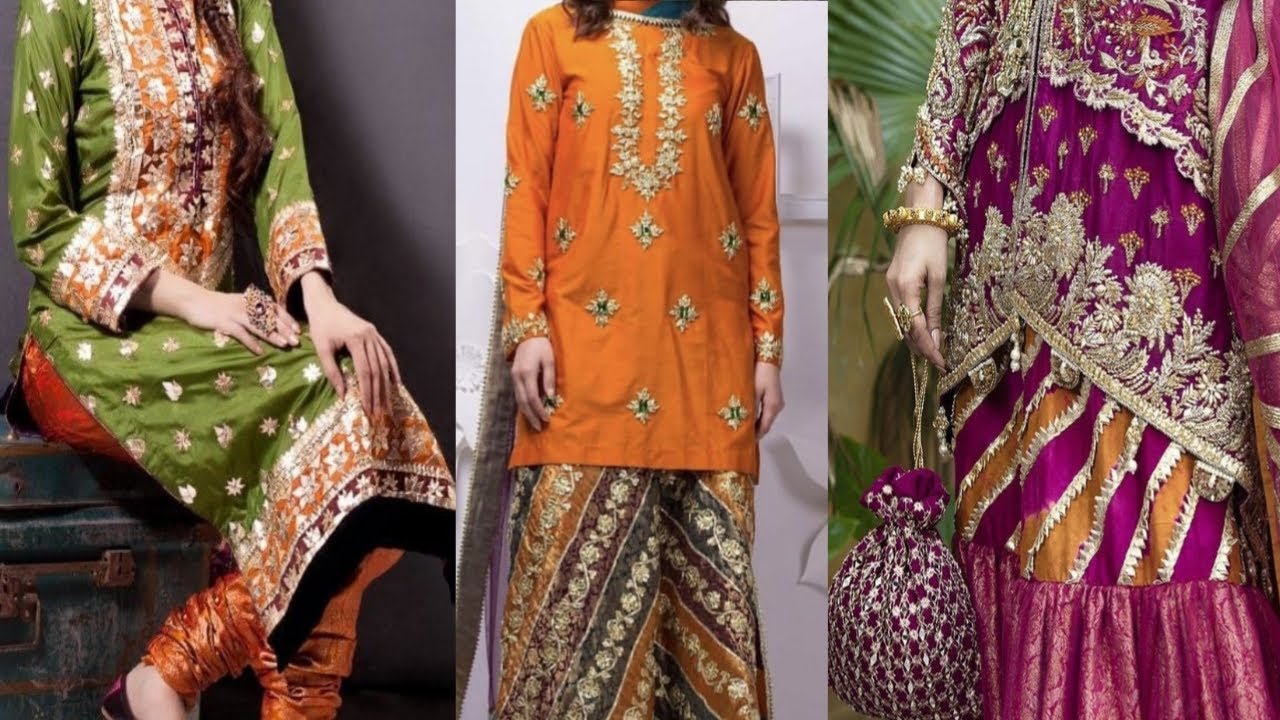 handwork gota design dress !