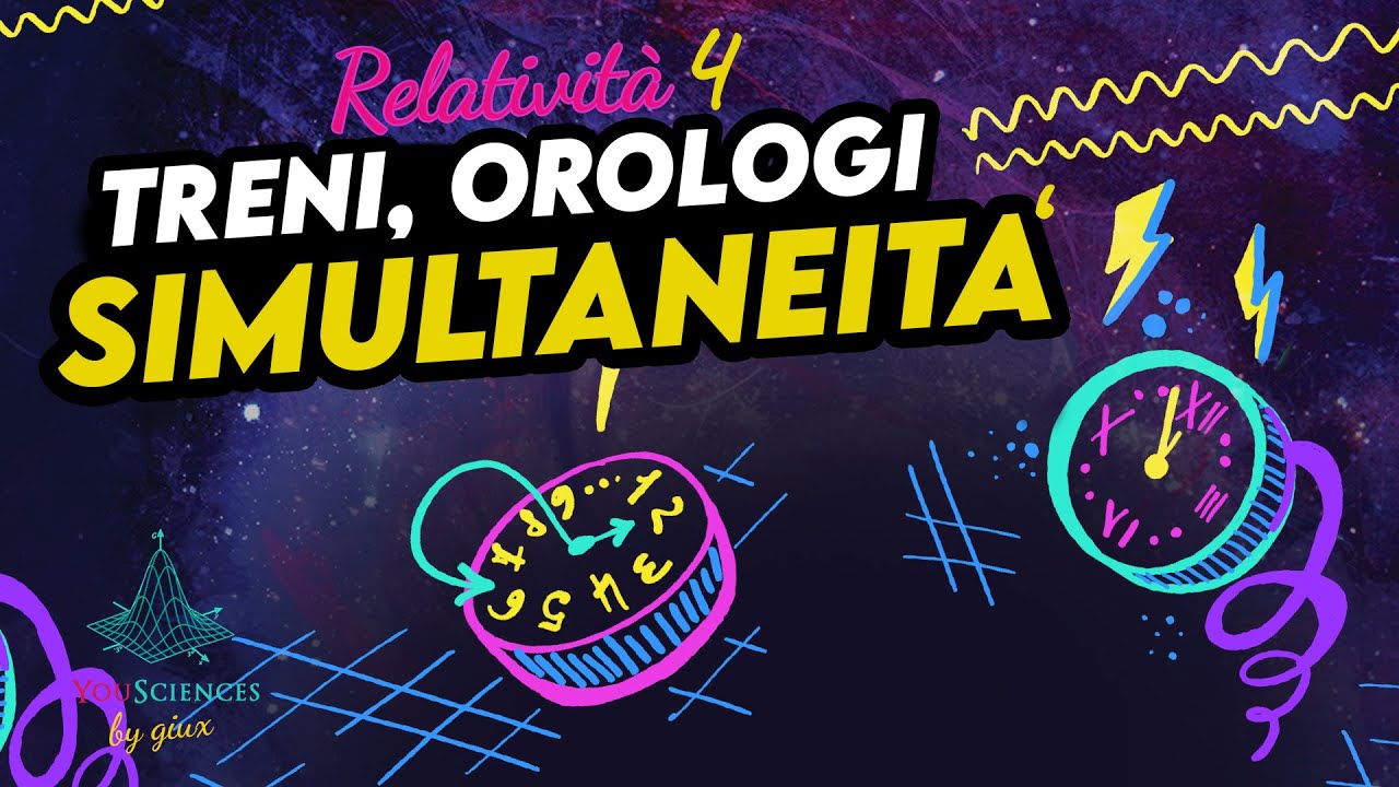 SIMULTANEITÀ, TRENI, OROLOGI e lampi di LUCE: RELATIVITÀ RISTRETTA #04