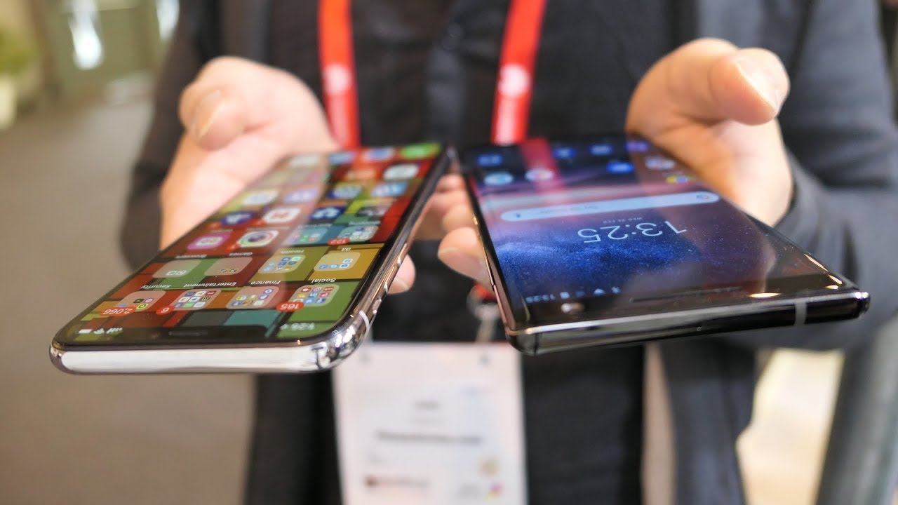 Nokia 8 Sirocco vs Apple iPhone X: first look