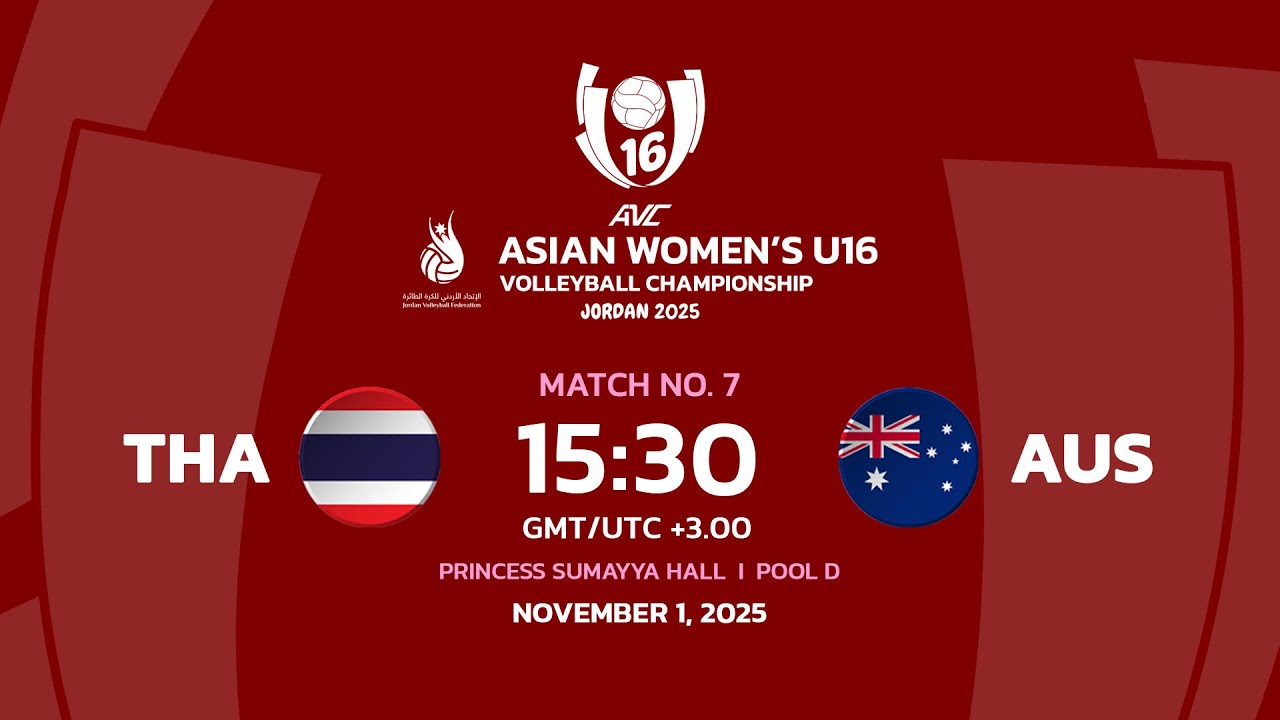 [ LIVE ] THA VS AUS I 2nd Asian Women's U16