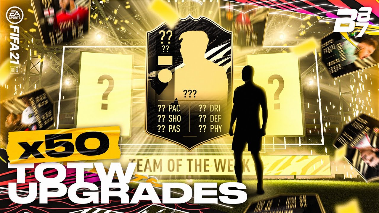 OMG! 50 X GUARANTEED TOTW UPGRADE PACKS! | FIFA 21 ULTIMATE TEAM
