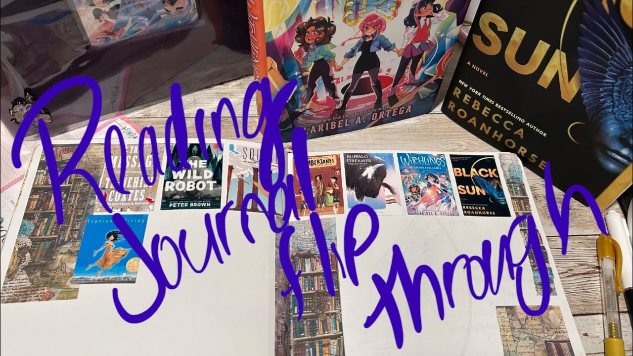✨📙 Mid Year Reading Journal flip through 📚