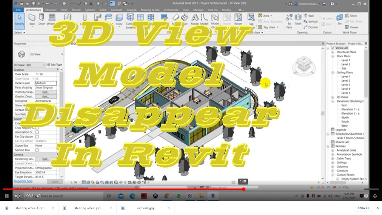 3D-модель исчезает в Revit #shortsvideo #shorts #youtubeshorts