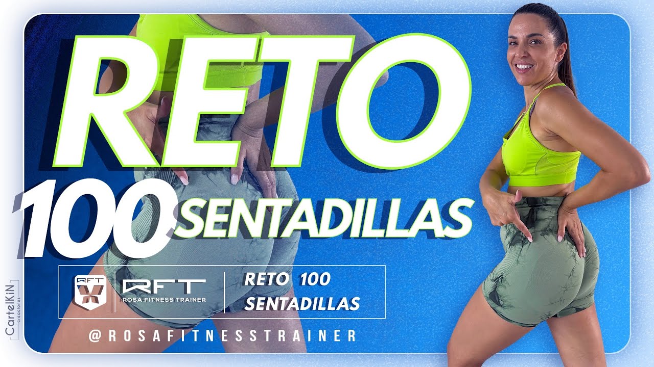 Reto 100 Sentadillas en 10 Días 🔥 FORTALECE tus GLUTEOS en CASA 🔥