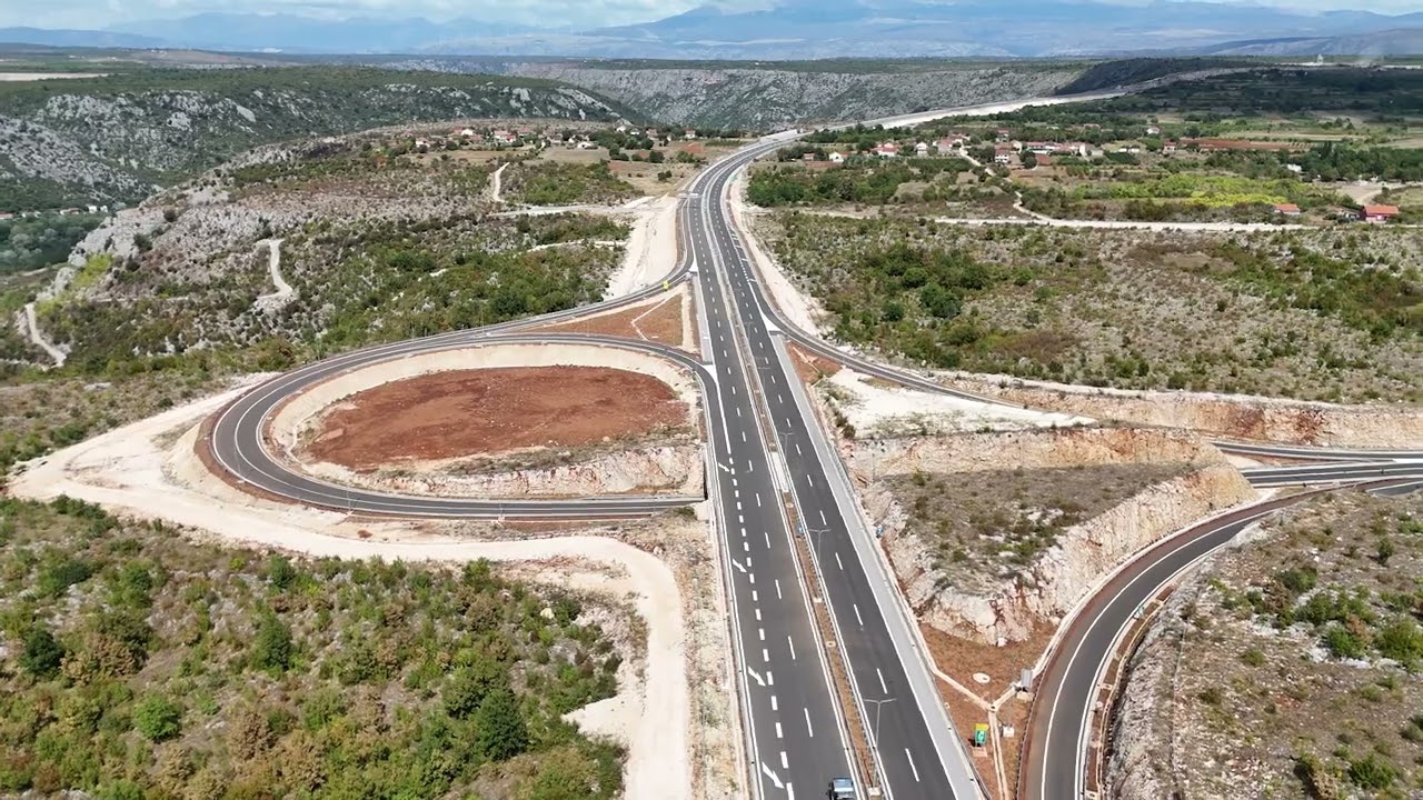 JP Autoceste FBiH - Let iznad autoceste Počitelj - Zvirovići