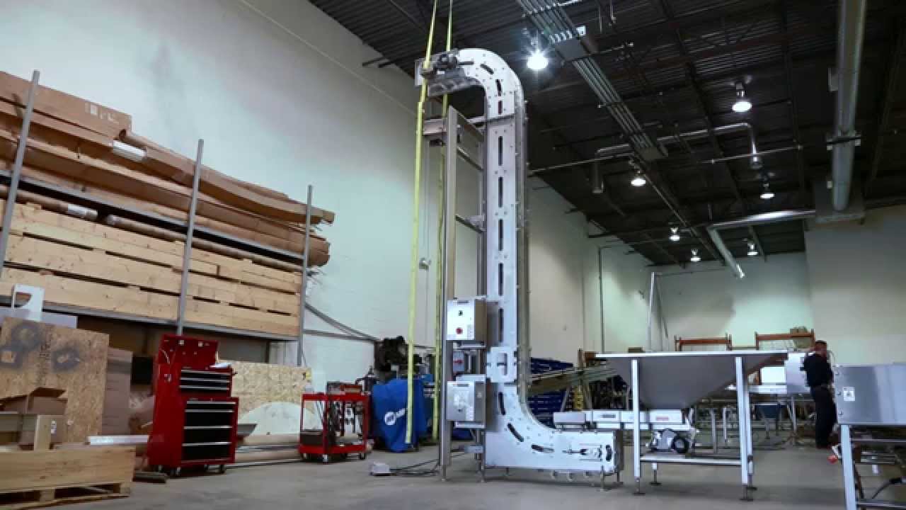 Feed Hopper & Transfer Conveyor for Filler Infeed