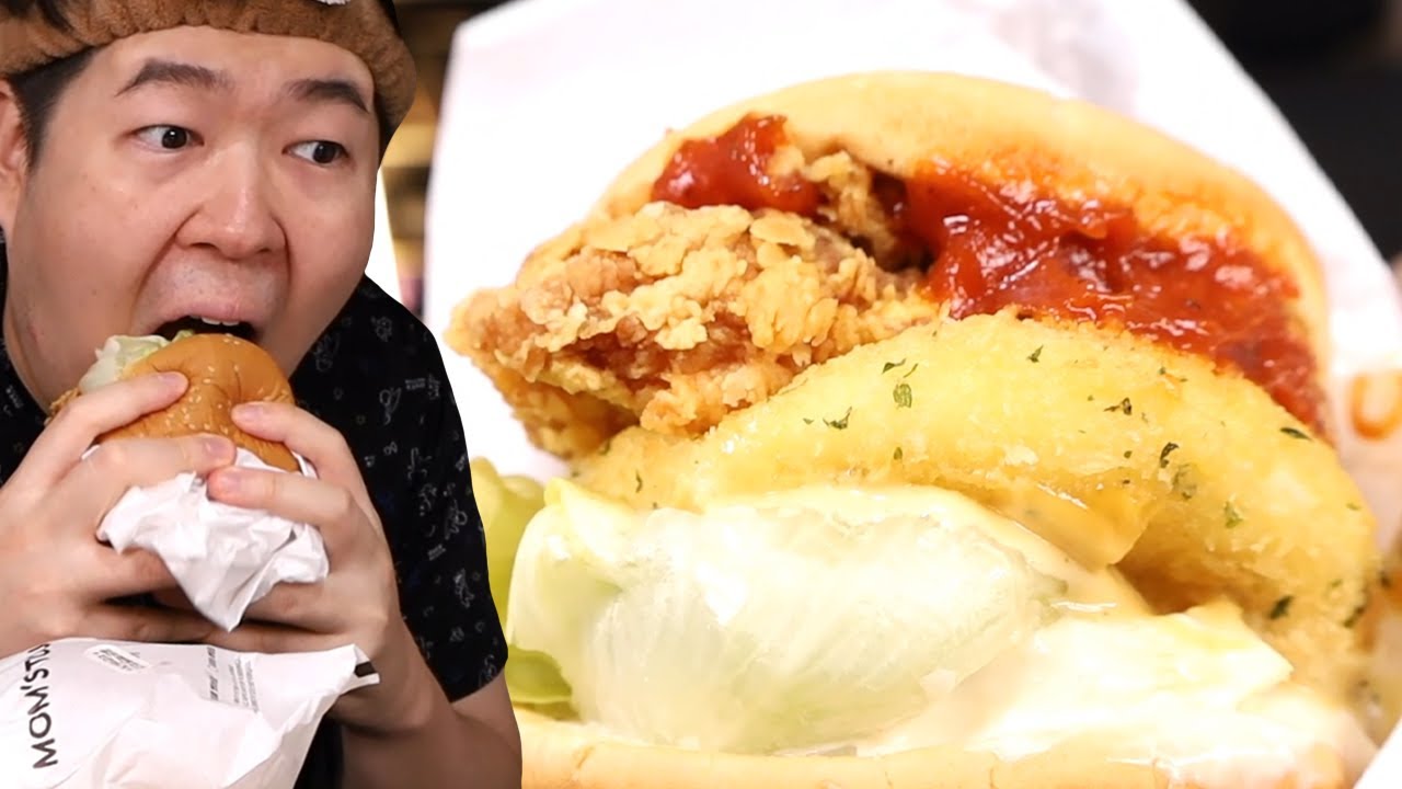 햄버거 5개 도전 먹방입니다!!