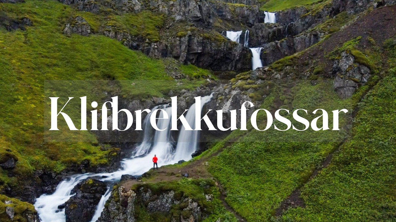 Iceland Waterfall in 4K: Klifbrekkufossar - DJI Mavic Air 2