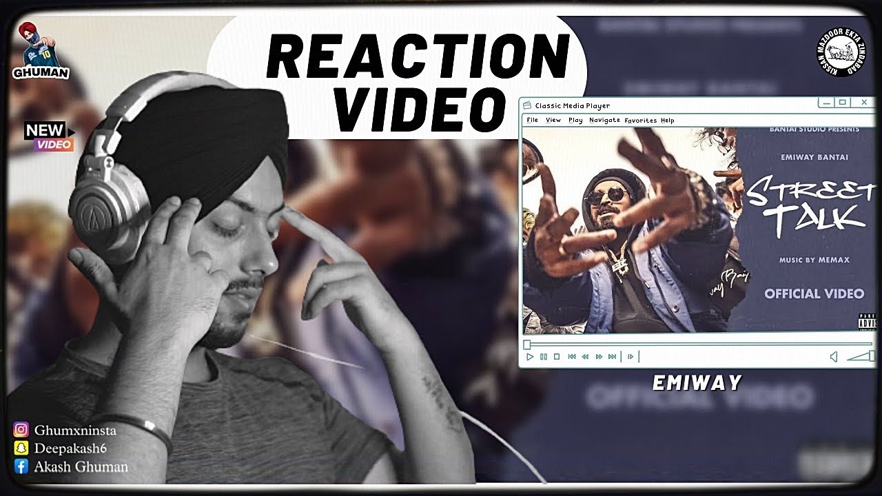 Reaction on EMIWAY - STREET TALK (PROD BY MEMAX) (EXPLICIT)