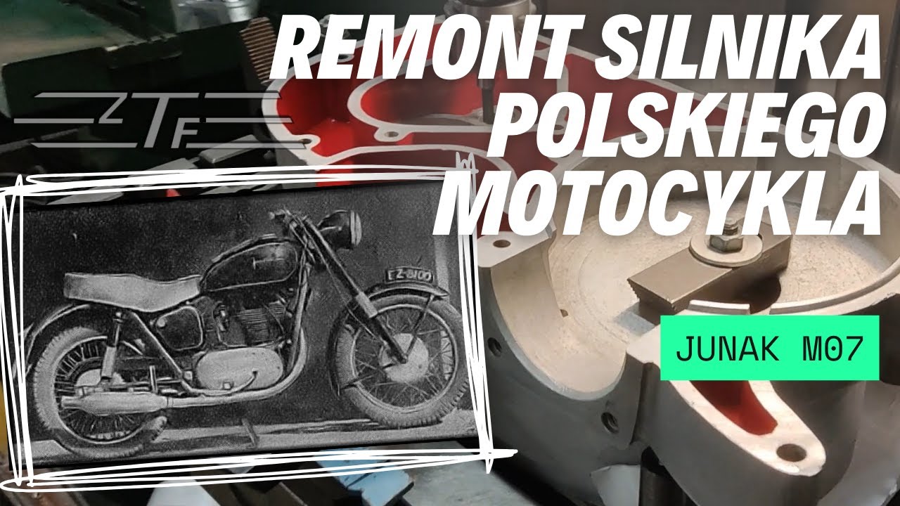 Naprawa silnika kultowego polskiego motocykla Junak M07