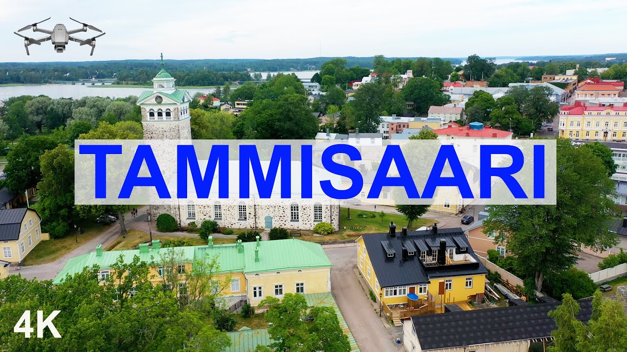4K Tammisaari - Finland Drone Video - Touristic City 🇫🇮