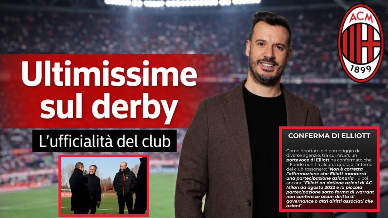 Incontro in giornata. Proprietario occulto:  ufficiale. Sbarca a Milano È in vantaggio per il Derby