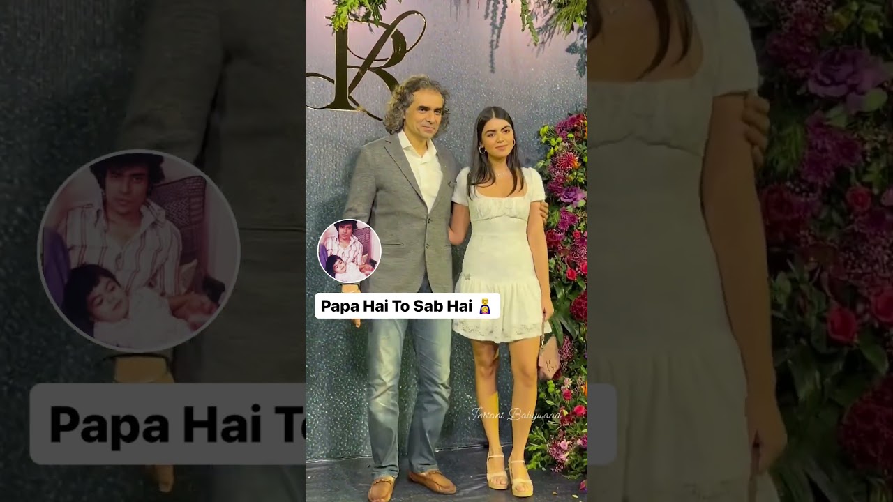 Director Imtiaz Ali With Daughter Ida Ali