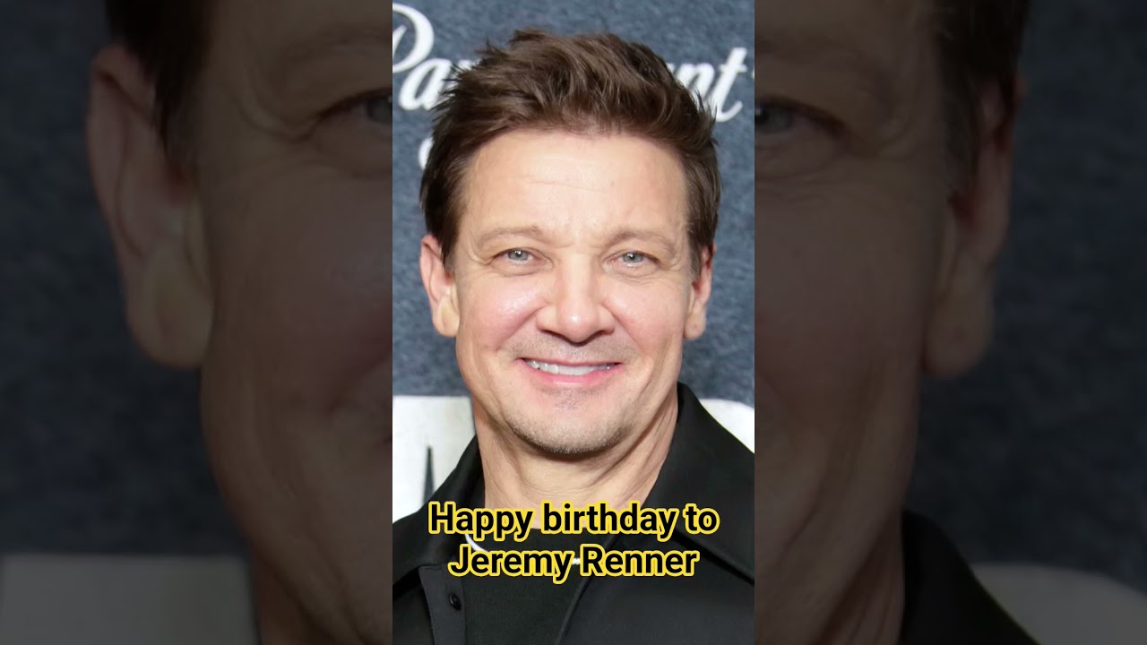Jeremy Renner, the American actor born on January 7, 1971