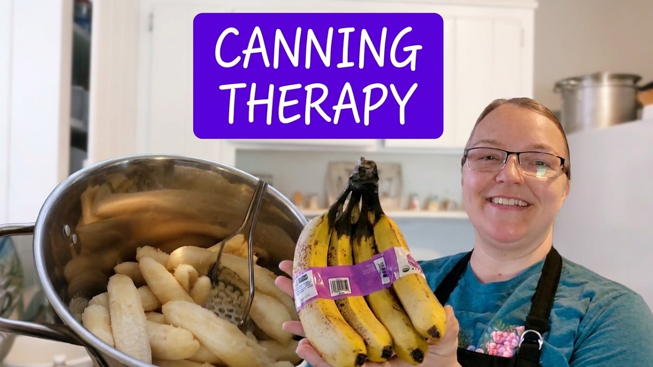 How to Can Banana Butter
