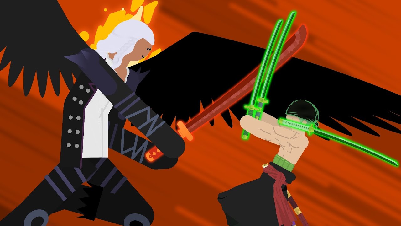 Zoro vs King (One Piece) | Stick Nodes