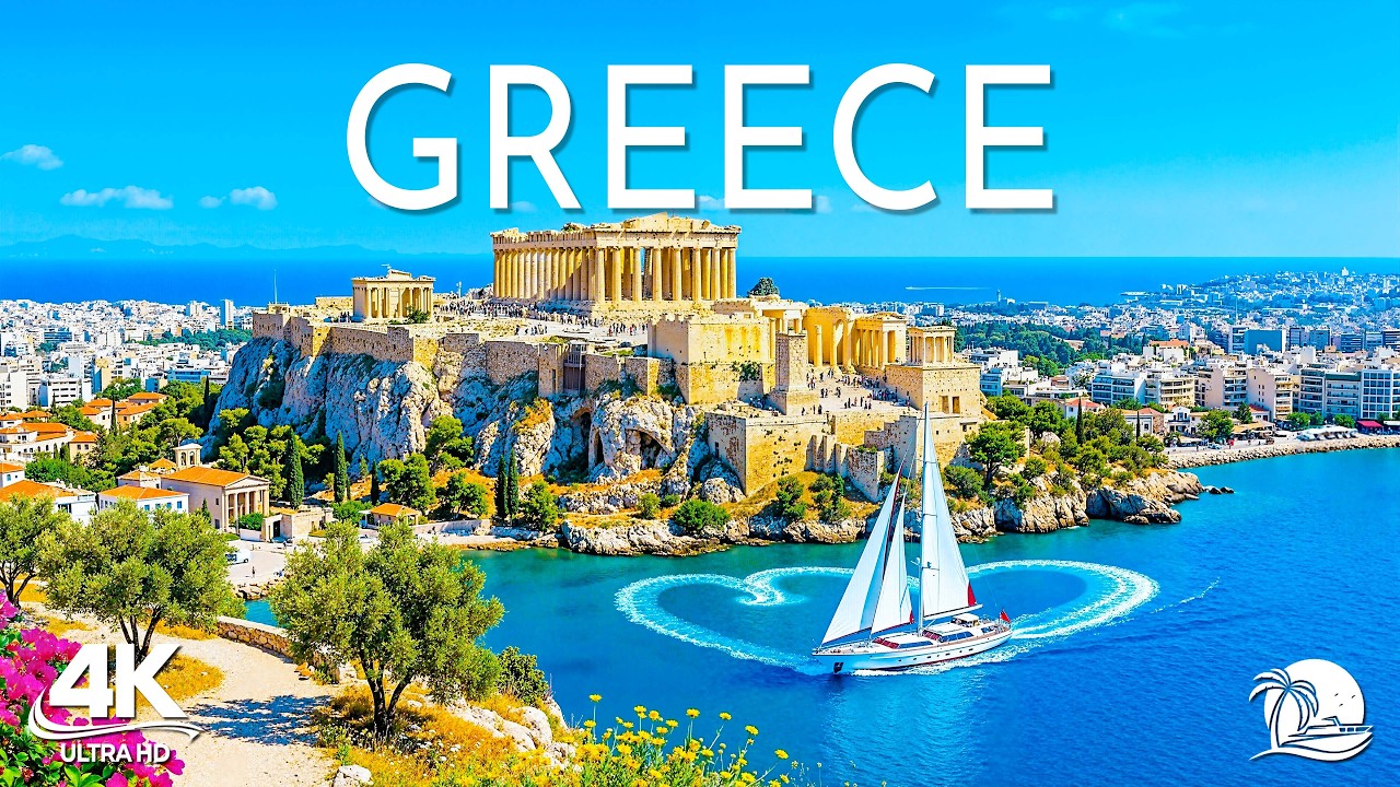 [4K] Greece gr Athens Acropolis, Parthenon Temple & Historic City Views