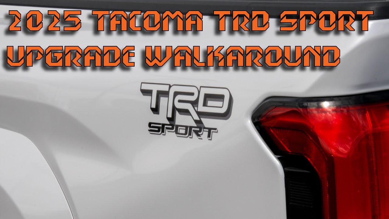 2025 Tacoma TRD Sport Upgrade Pack Walkaround