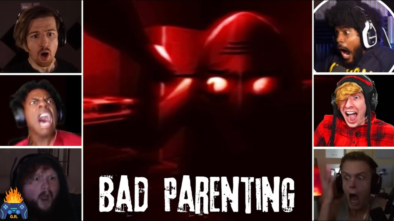 Gamers React to Mr. Red Face's Jumpscare | Bad Parenting