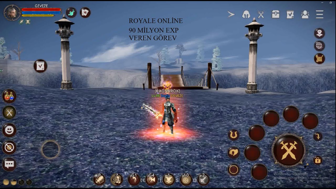 Royale Online Bir Efsanenin Günlüğü Görevi 90 Milyon Exp Veren Görev - 75 Level Görevi