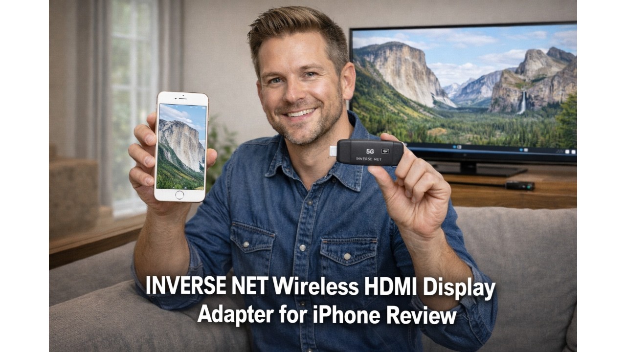 📡 Обзор беспроводного HDMI-адаптера INVERSE NET для iPhone &ndash; стоит ли его покупать? 📡