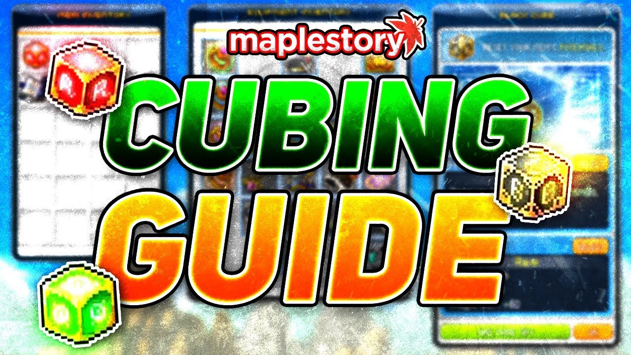 MapleStory: Complete Cubing/Potential Guide! (2019)