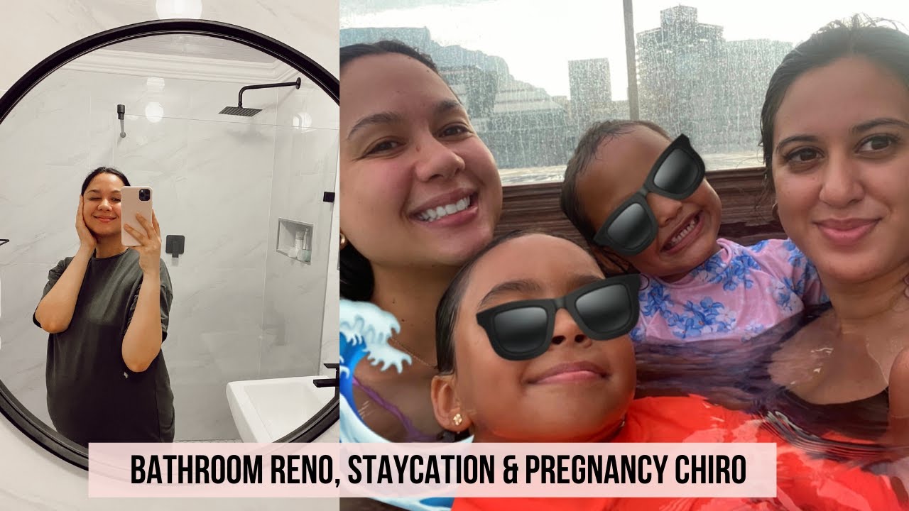 Bathroom Makeover, Hotel Sky Staycation, Chiro visit | Road to Baby Ep. 5