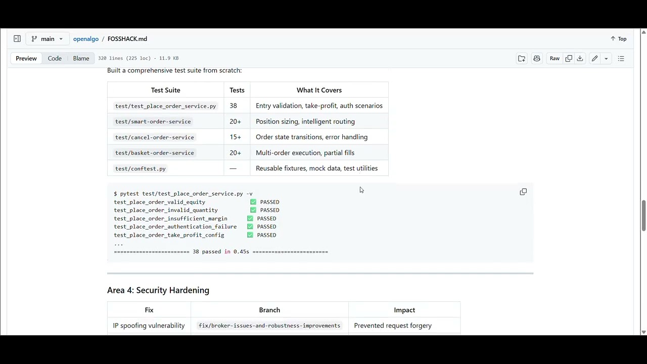 Foss Hack 2026 - Partner project - OpenAlgo