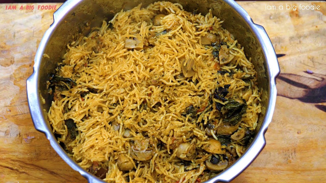 My Cooking My Style -Mushroom Biryani.!