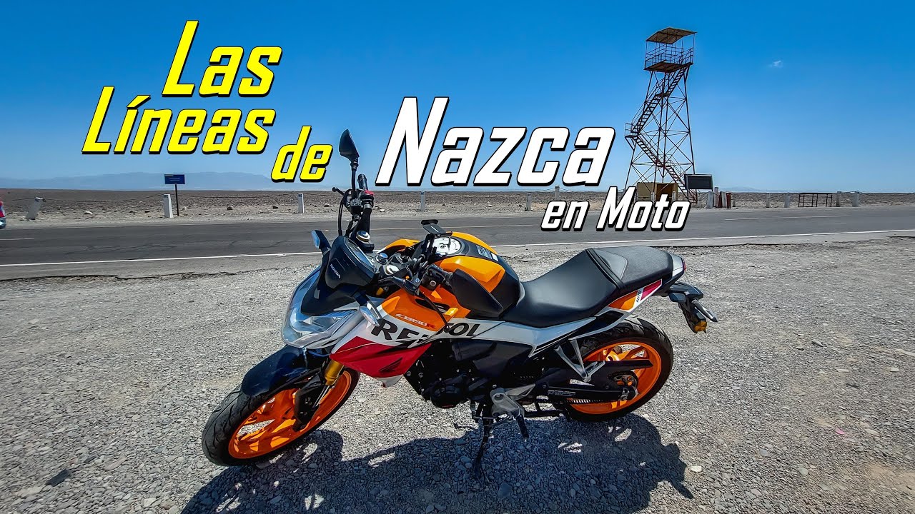 Conociendo la Huacachina y las Líneas de Nazca  en una Honda CB190R V.2 | Día 2 🏍️🔥
